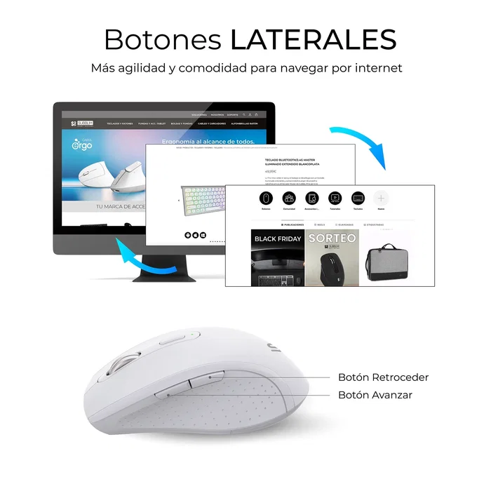 Subblim Combo Dual Office Prowave Blanco