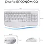 Subblim Combo Dual Office Prowave Teclado y Ratón Inalámbrico, Blanco, SUBKBC-DCOPW1
