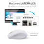 Subblim Combo Dual Prowave White Teclado y Ratón Ergonómicos Blanco