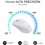 Subblim Combo Dual Prowave White Teclado y Ratón Ergonómicos Blanco