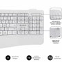 Subblim Combo Dual Prowave White Teclado y Ratón Ergonómicos Blanco