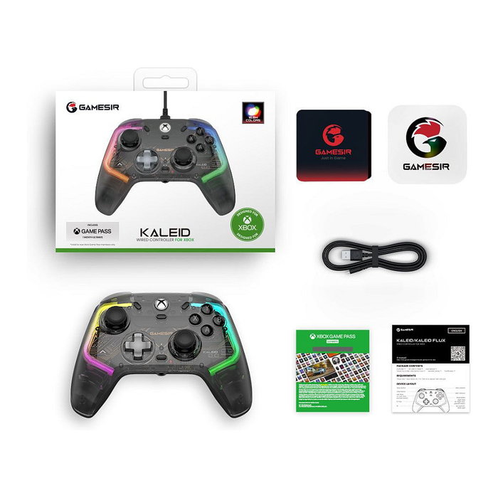 GameSir Kaleid Controller Negro/Transparente con RGB GameSir Kaleid Controller Negro/Transparente con RGB