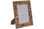 DKD Home Decor Marco de Fotos 15x20 Mango y Cristal con Diseño de Troncos