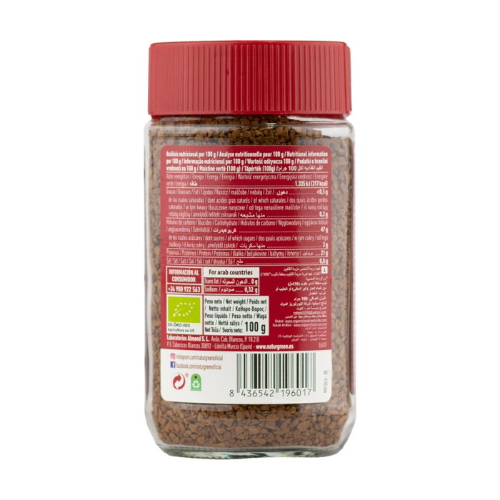NaturGreen Biocoffee Café Descafeinado Bio 100g