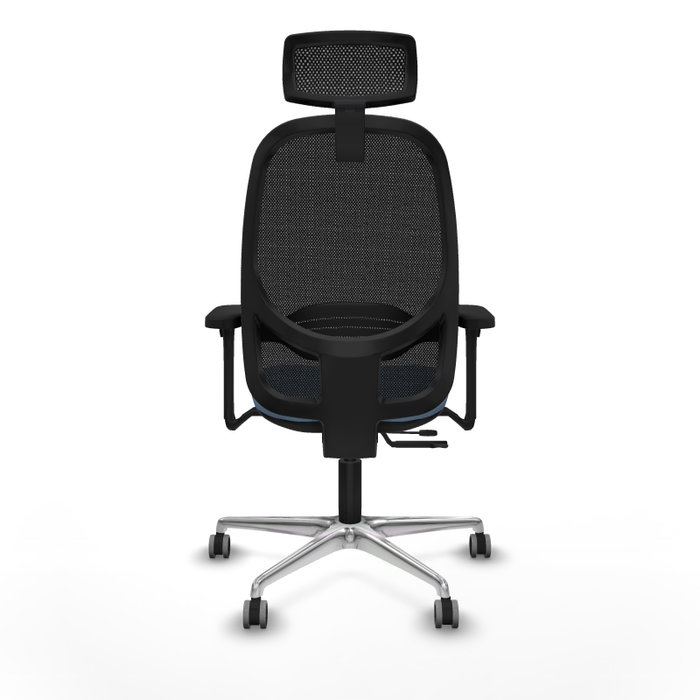 PIQUERAS Y CRESPO Silla de oficina Cilanco con mecanismo Sincro/Traslack Azul cielo