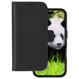 dbramante 1928 LYNGE MAGSAFE - Funda Folio de Cuero Negra Compatible con iPhone 16 Pro Max y MagSafe con 3 Bolsillos para Tarjetas