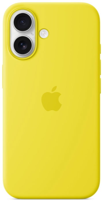 Apple Funda de Silicona con MagSafe para iPhone 16 - Amarillo carambola