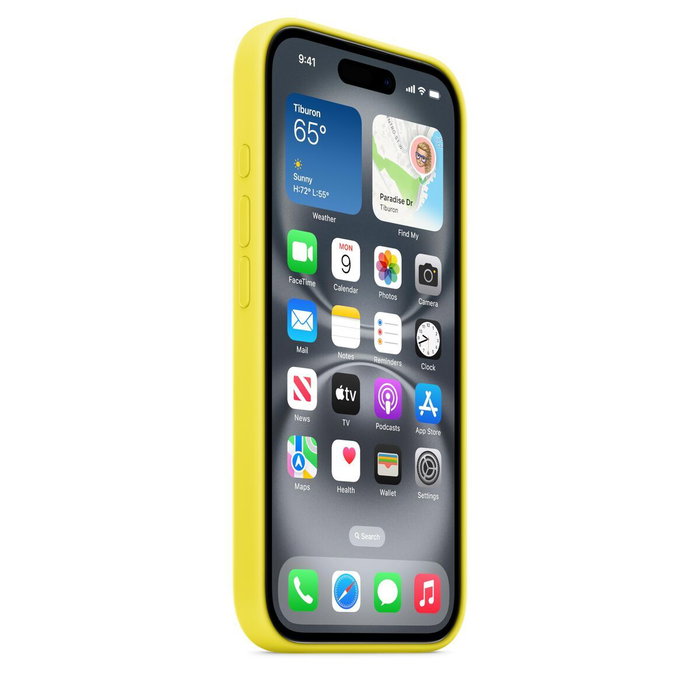 Apple Funda de Silicona con MagSafe para iPhone 16 - Amarillo carambola