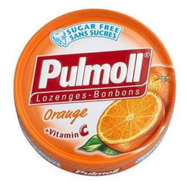 Pulmoll Caramelos de Naranja Sin Azúcar Cajita 45Gr