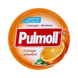 Pulmoll Caramelos de Naranja Sin Azúcar Cajita 45Gr