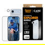 PanzerGlass CARE BY 3-IN-1 FLAGSHIP EXPLORE - Protector de pantalla de vidrio templado para Apple iPhone Air, Resistente a rayones y golpes, Aplicación en seco y sin burbujas