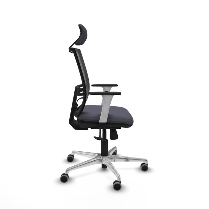 PIQUERAS Y CRESPO Silla de oficina Yunquera con mecanismo Sincro, Gris oscuro y Negro PIQUERAS Y CRESPO Silla de oficina Yunquera con mecanismo Sincro, Gris oscuro y Negro