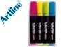 Artline Rotulador Fluorescente EK-660 Punta Biselada Bolsa 4 Unidades Colores Surtidos Trazo 1-5 mm