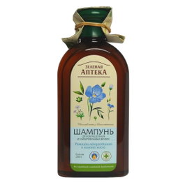 Green Pharmacy Champú para Cabello Teñido Camomila y Aceite de Lino 350 ml