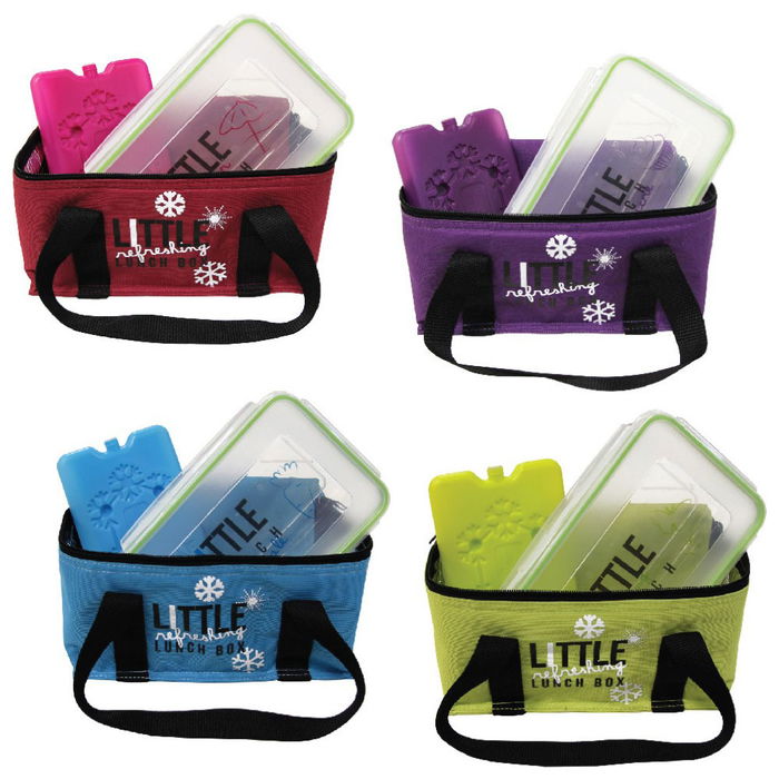 Take Away Bolsa Térmica Hielo Fiambrera Take Away 2,6L con Bloque Refrigerante y Contenedor Hermético Libre de BPA