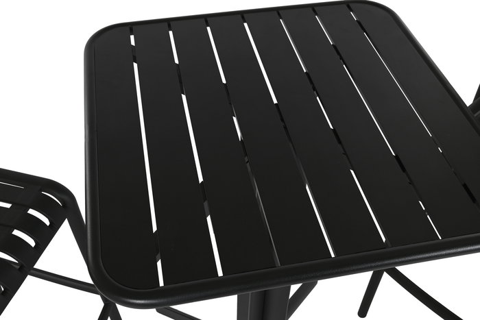 DKD Home Decor Set de 3 Mesas Bar Terraza y Jardín Negro 60 x 102 x 60 cm DKD Home Decor Set de 3 Mesas Bar Terraza y Jardín Negro 60 x 102 x 60 cm