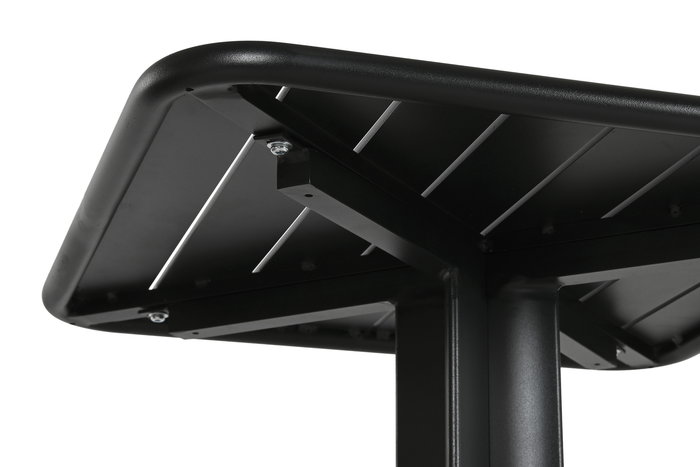 DKD Home Decor Set de 3 Mesas Bar Terraza y Jardín Negro 60 x 102 x 60 cm