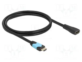 DeLOCK Cable de extensión High Speed HDMI 48 Gbps 8K 60 Hz 1 m