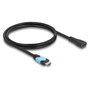 DeLOCK Cable de extensión High Speed HDMI 48 Gbps 8K 60 Hz 1 m