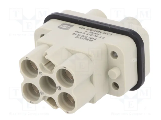 HARTING Han Q Plantilla de Contacto Macho HDC