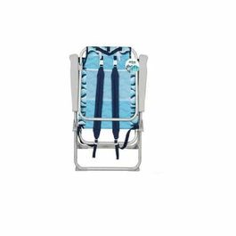 Color Baby Silla Mochila de Playa Plegable Aluminio XL 5 Posiciones