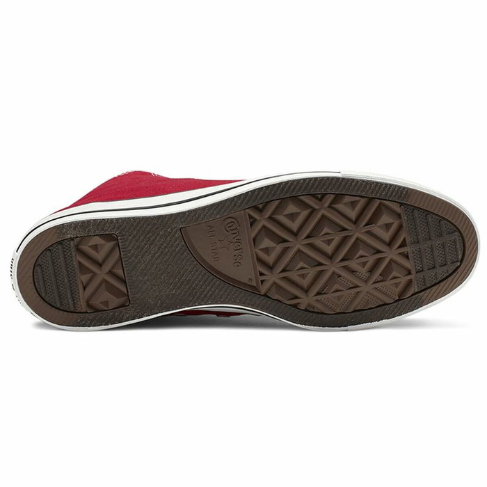 Zapatillas Casual Mujer Converse Chuck Taylor All Star High Top Rojo