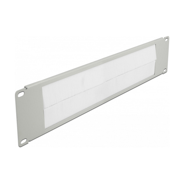 DeLOCK Tira de Cepillo de Manejo de Cables 19″ 2U Gris DeLOCK Tira de Cepillo de Manejo de Cables 19″ 2U Gris