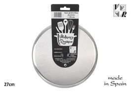 Tapa volteadora de tortillas VR 30 x 30 x 2 cm 27 x 27 x 3 cm Aluminio