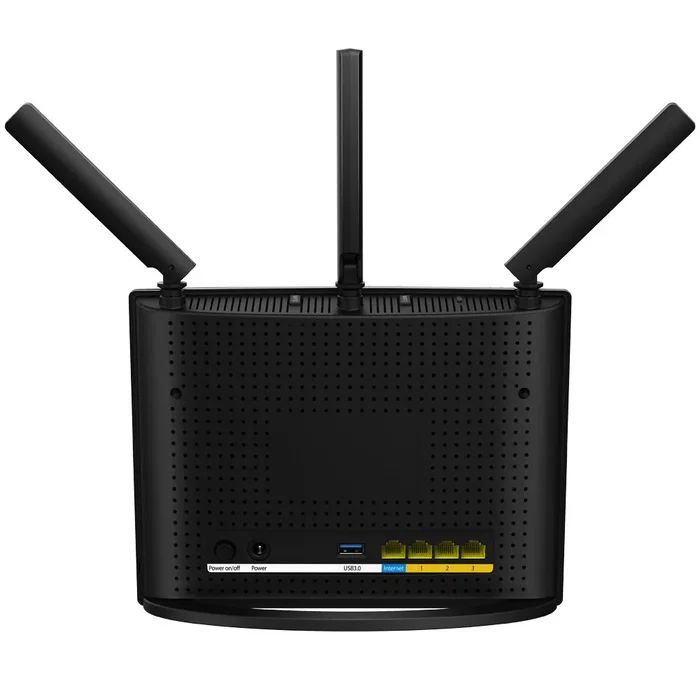 Tenda AC15 - Router WiFi 5 (802.11ac) Dual Band AC1300 Gigabit, 3 Antenas Externas, Puerto USB 3.0, 10/100/1000 Mbps, IPTV, Color Negro