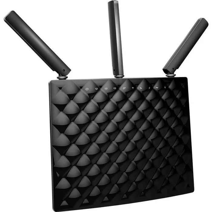 Tenda AC15 - Router WiFi 5 (802.11ac) Dual Band AC1300 Gigabit, 3 Antenas Externas, Puerto USB 3.0, 10/100/1000 Mbps, IPTV, Color Negro