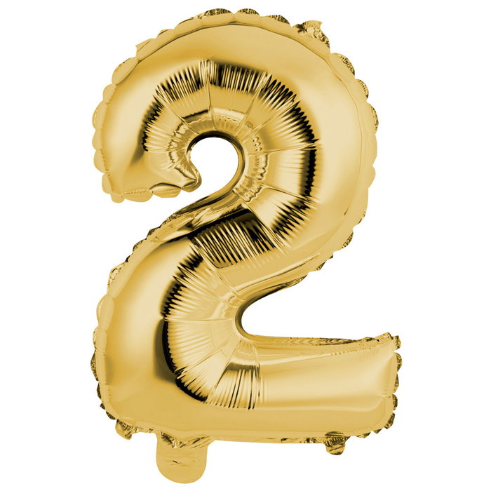 Party Time Globo Cifra Cumpleaños Plateado/Dorado 35 cm - Inflable con Helio o Aire, Números 0-9 Party Time Globo Cifra Cumpleaños Plateado/Dorado 35 cm - Inflable con Helio o Aire, Números 0-9