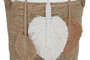 DKD Home Decor Set de 3 Cestas de Fibra y Algodón Natural