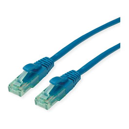ROLINE Cable de red Cat.6a UTP Recycled Material 21.45.3141, 1 m, Azul