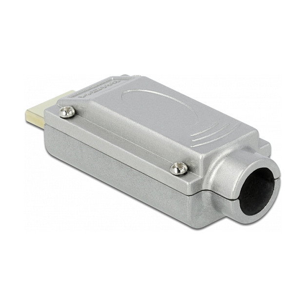 DeLOCK Adaptador HDMI-A macho a bloque de terminales con carcasa metálica Gris 65201