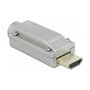 DeLOCK Adaptador HDMI-A macho a bloque de terminales con carcasa metálica Gris 65201