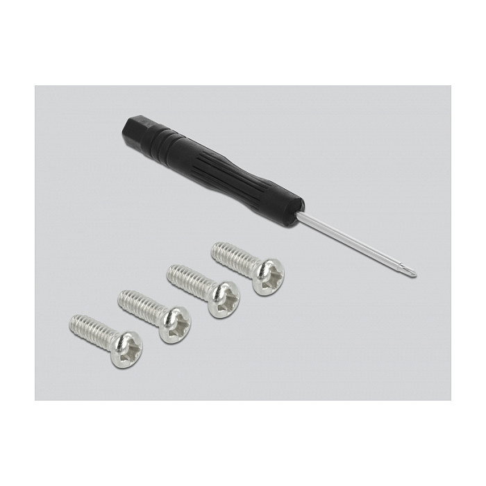 DeLOCK Adaptador HDMI-A macho a bloque de terminales con carcasa metálica Gris 65201