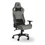 Corsair T3 Rush Silla Gaming (2023) - Tela Gris/Antracita, Respaldo Acolchado, 4D, 120 kg, Racing