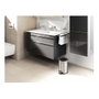 Durable Papelera Redonda de Acero Inoxidable con Pedal 5L