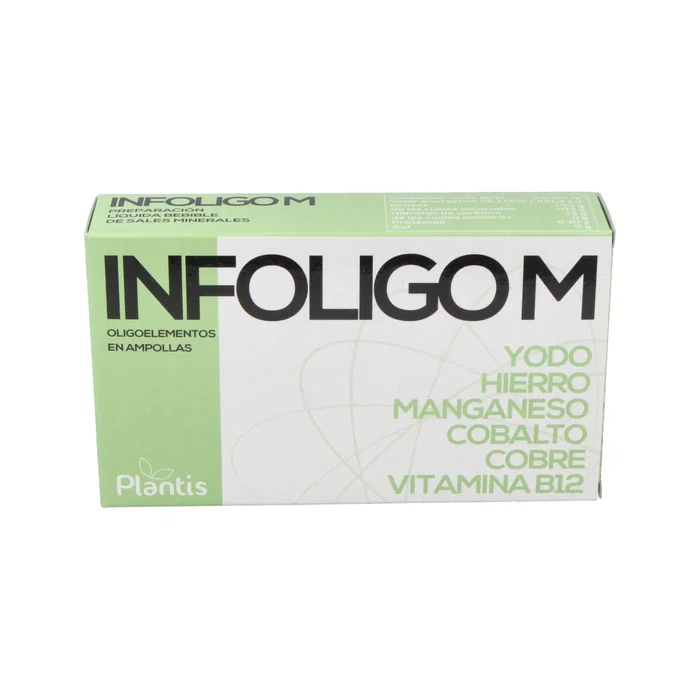 PLANTIS INFOLIGO M (Fe-Cu-Co-I-Mn) 20 ampollas