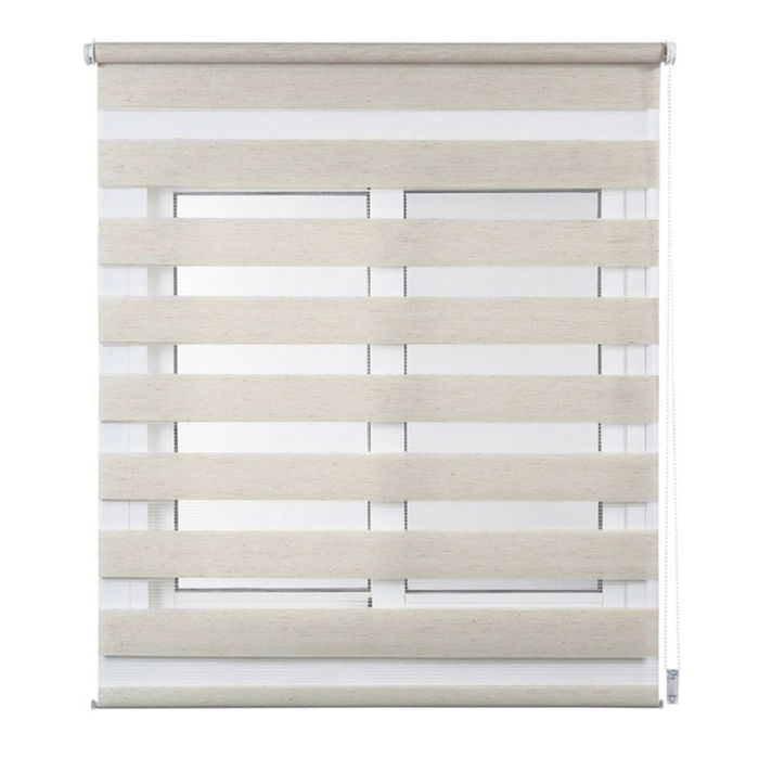 Cintacor - Stor Planet Clip & Fix Noche & Día Estor Enrollable Lino 120 x 180 cm