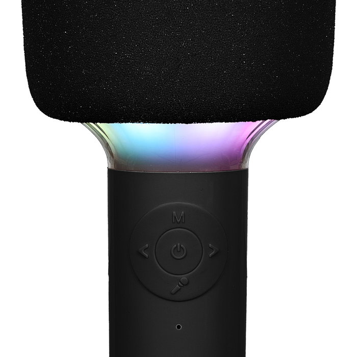 Party Time Altavoz Luminoso Micro Karaoke Bluetooth Inalámbrico con Efectos de Luz y Voz