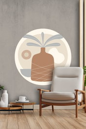 Wallity ERSYSTCKR26 Sticker Decorativo para Pared PVC 78 x 78 cm