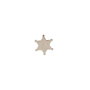 My Other Me Estrella de Sheriff Metal - Insignia Multicolor para Niños a partir de 36 Meses, Accesorio de Disfraz y Juego de Roles
