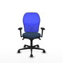 PIQUERAS Y CRESPO Silla de oficina Jorquera Azul Marino y Azul