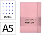 Antartik Antartik Notes Cuaderno Tapa Blanda A5 Hojas Puntos Rosa Pastel 80 Hojas 80gr Fsc