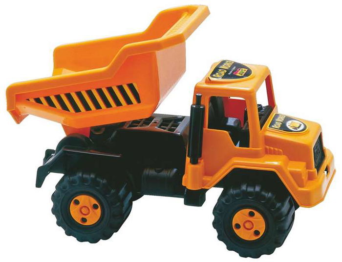 AVC Camion Volquete Obras Públicas en Caja - Camión de Juguete de Obra, Plástico