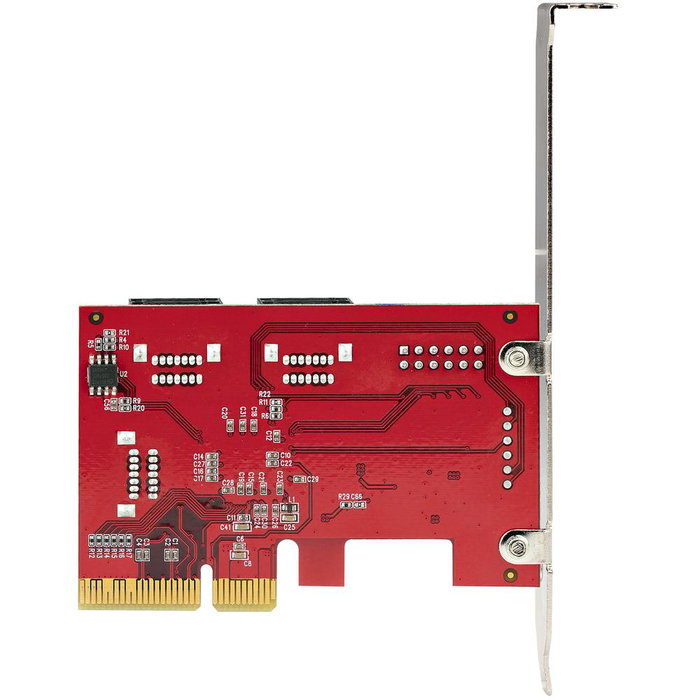 StarTech Tarjeta Controladora PCIe SATA 6 Puertos 6Gb/s ASM1166 - PCIe 3.0 x4, Perfil Bajo, Compatible con Windows/macOS/Linux, S.M.A.R.T., TRIM, para HDD/SSD