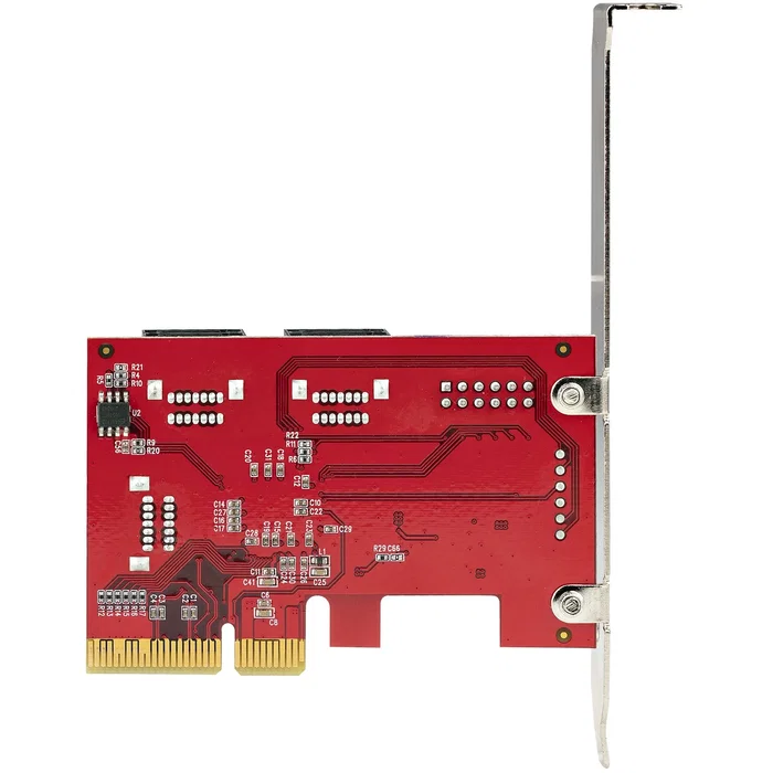 StarTech.com 6P6G-PCIE-SATA-CARD Tarjeta Controladora PCIe SATA III de 6 Puertos 6 Gbps Interna con Chip ASM1166 y Soporte para Bracket de Perfil Bajo o Completo