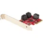 StarTech.com Tarjeta Controladora PCIe SATA de 6 Puertos 6Gbps con Bracket de Perfil Bajo