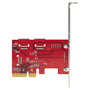 StarTech Tarjeta Controladora PCI Express (PCIe) de 6 Puertos SATA 6 Gbps con Bracket de Perfil Bajo